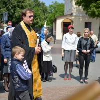 На площадке у Покровского собора состоялся молебен о защите жизни и семьи