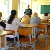 Священник принял участие в родительском собрании в Головичпольском детском саду-средней школе