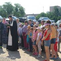 В Благовещенском приходе организовали поход по случаю окончания учебного года в воскресной школе
