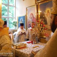 Архиепископ Артемий совершил литургию в храме Святителя Николая города Волковыска
