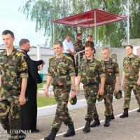 Священник принял участие в мероприятии в воинской части №7404 Волковыска