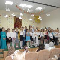 Воскресная школа кафедрального собора Волковыска провела пасхальный концерт