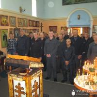 В храме преподобного Серафима Саровского при исправительной колонии Волковыска отметили престольный праздник