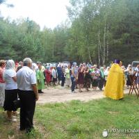 В деревне Щара состоялось освящение купели на источнике Святой Троицы