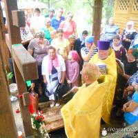 В деревне Щара состоялось освящение купели на источнике Святой Троицы