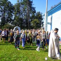 Престольный праздник в храме деревни Комотово