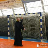 Священник встретился с участниками чемпионата Республики Беларусь по мини-футболу