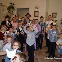 Поздравление подопечных детей Гродненского благотворительного общества от «Кронон Парк Отеля»