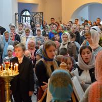Начало учебного года в Покровском соборе: торжественная линейка и молебен