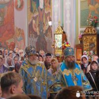 Архиепископ Артемий сослужил Патриаршему Экзарху за праздничной литургией в Свято-Рождество-Богородичном монастыре города Гродно