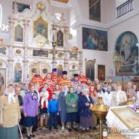 В храме святителя Николая деревни Дубно состоялось соборное богослужение Мостовского благочиния