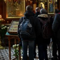 В Покровском соборе организовали экскурсию для посетителей Гродненского дома ночного пребывания