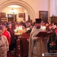 В храме Архангела Михаила города Щучина состоялось соборное богослужение