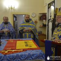 Архиепископ Артемий совершил литургию в малой церкви в честь Введения во храм Пресвятой Богородицы города Волковыска