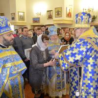 Архиепископ Артемий совершил литургию в малой церкви в честь Введения во храм Пресвятой Богородицы города Волковыска