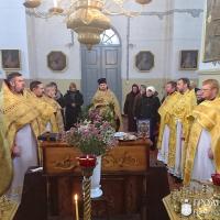 В храме Преображения Господня деревни Деречин состоялось соборное богослужение Зельвенского благочиния