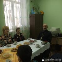 Священник посетил отделение дневного пребывания для граждан пожилого возраста Берестовицкого района