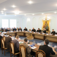 Архиепископ Артемий принял участие в рабочем заседании Оргкомитета по подготовке и проведению юбилейных торжеств БПЦ в 2017-2019 годах