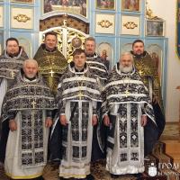 Соборное богослужение духовенства Скидельского благочиния