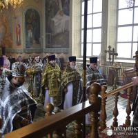Архиепископ Артемий совершил Литургию Преждеосвященных Даров в храме Покрова Богородицы агрогородка Олекшицы