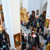 Архиепископ Артемий совершил великое повечерие в храме Собора Всех Белорусских Святых г. Гродно