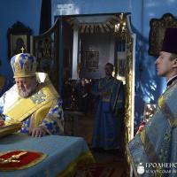 В день Благовещения Пресвятой Богородицы архиепископ Артемий совершил литургию в храме деревни Житомля