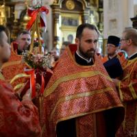 Архиепископ Артемий возглавил Пасхальную вечерню в кафедральном соборе города Гродно