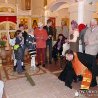 В храме святителя Луки состоялось открытие выставки, посвященной празднику Пасхи