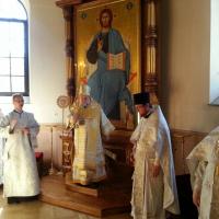 В день Вознесения Господня архиепископ Артемий совершил литургию в Гродненском кафедральном соборе