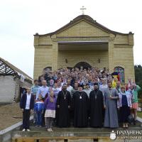 Архиепископ Артемий совершил литургию, за которой молились участники слета молодежи Гродненской епархии