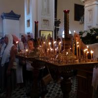 В день празднования Преображения Господня архиепископ Артемий совершил литургию в Покровском соборе