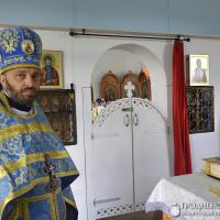 В день Успения Пресвятой Богородицы архиепископ Артемий совершил литургию в храме агрогородка Коптевка
