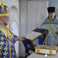 В день Успения Пресвятой Богородицы архиепископ Артемий совершил литургию в храме агрогородка Коптевка