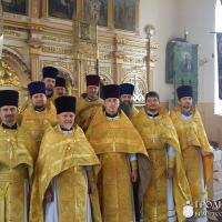 В храме деревни Индура состоялось соборное богослужение духовенства Скидельского благочиния