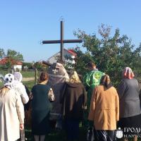 Освящение поклонного креста в городском поселке Радунь