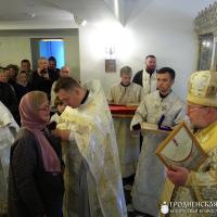 Архиепископ Артемий совершил чин освящения нижнего храма прихода Усекновения главы Иоанна Предтечи города Гродно