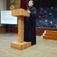 Клирик прихода Рождества Христова принял участие в родительском собрании в школе №32 города Гродно