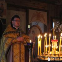 Праздничное богослужение в часовне в честь святителя Тихона, Патриарха Московского и всея Руси