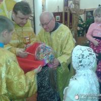 Учащиеся первого класса воскресной школы прихода Мефодия и Кирилла города Волковыска в первый раз приступили к Таинству Исповеди