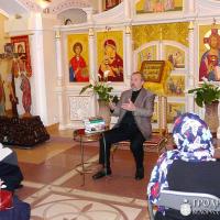 В храме святителя Луки состоялась встреча с профессором Валерием Николаевичем Черепицей
