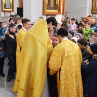Соборное богослужение в день освящения храма в честь Собора Всех Белорусских Святых
