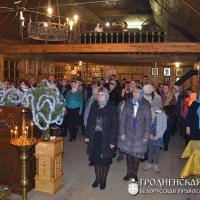 Новогодняя ночная литургия в часовне святителя Тихона