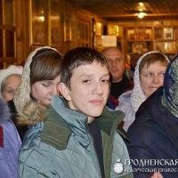 Новогодняя ночная литургия в часовне святителя Тихона