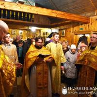 Новогодняя ночная литургия в часовне святителя Тихона