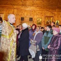 Новогодняя ночная литургия в часовне святителя Тихона