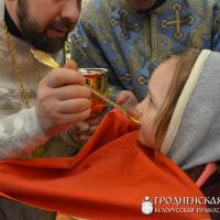 В Введенском храме Волковыска совершили литургию для особых детей