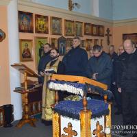 В храме преподобного Серафима Саровского при исправительной колонии Волковыска была совершена Божественная литургия