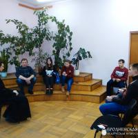 Беседа с курсантами Волковысского военно-патриотического клуба «Школа выживания»