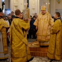 В день памяти Собора новомучеников и исповедников архиепископ Артемий совершил литургию в Покровском соборе