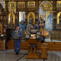 В праздник Сретения Господня архиепископ Артемий возглавил литургию в Покровском соборе